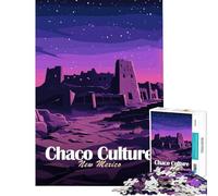 Rompecabezas para Adolescentes 1000 Chaco Culture New Mexico Night Juguetes adictivos para Cultivar la Paciencia Juego de ingenio Difícil Regalos de cumpleaños Tamaño 75x50cm