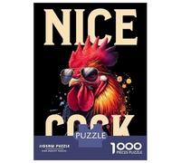 Rompecabezas para Adolescentes 1000 Chicken Farming Funny Cock Rompecabezas DIY Juguetes Difícil Oferta Difícil como Regalos para Toda La Familia 70x50cm/1000pcs