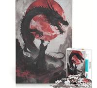 Rompecabezas para Adolescentes 1000 Dragon InkShadow, Juego Familiar, Actividades Divertidas para Hacer en casa, 38x52cm