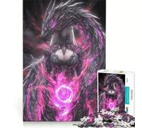 Rompecabezas para Adolescentes 1000 Dragon Queen, Juego Familiar, Actividades Divertidas para Hacer en casa, 38x52cm