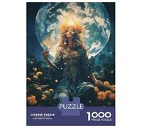 Rompecabezas para Adolescentes 1000 Fantasy Artwork Goddess of Nature Rompecabezas para Adultos Juego Práctico Mejora La Memoria para Cumpleaños, Navidad 38x26cm/1000pcs