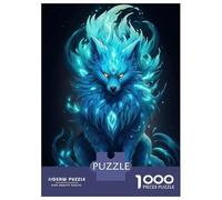 Rompecabezas para Adolescentes 1000 Fox Neon Rompecabezas DIY Juguetes Difícil Oferta Difícil como Regalos para Toda La Familia 70x50cm/1000pcs