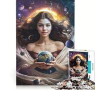 Rompecabezas para Adolescentes 1000 Gaia Madre del Universo, Juegos relajantes, decoración para el hogar, Ideal para Decorar el Escritorio 50x75cm