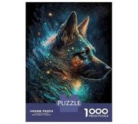 Rompecabezas para Adolescentes 1000 German Shepherd Dog Rompecabezas para Adultos Juguete Decoración De Pared Alivia El Estrés Ayuda A Ejercitar El Cerebro 70x50cm/1000pcs