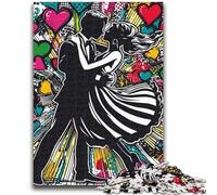 Rompecabezas para Adolescentes, 1000 grafitis de Pareja para Mayores de 14 años, Juegos Familiares, Mujeres, 50x75cm