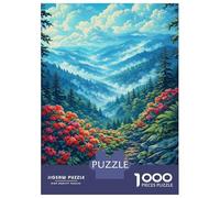 Rompecabezas para Adolescentes 1000 Great Smoky Mountains National Park Rompecabezas Juegos Familiares Regalos para Mujeres Oferta como Regalos para Toda La Familia 52x38cm/1000pcs