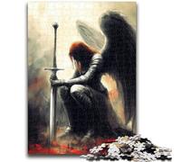Rompecabezas para Adolescentes: 1000 Guerreros con alas, Juguetes educativos, decoración única para el hogar y Regalos para Mayores de 14 años, 26x38cm