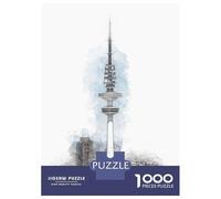 Rompecabezas para Adolescentes 1000 Heinrich Hertz Tower Rompecabezas DIY Juguetes Difícil Oferta Difícil como Regalos para Toda La Familia 52x38cm/1000pcs