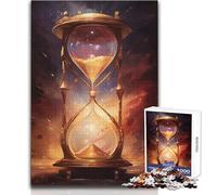 Rompecabezas para Adolescentes 1000 Hourglass of The Cosmos Juego de desafío único Desafío difícil Regalos de cumpleaños Tamaño 38x26cm