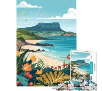 Rompecabezas para Adolescentes 1000 Isla de Jeju para Juego Educativo desafío Juguete Juegos Familiares Carrera de Velocidad de Manos Regalos de cumpleaños (tamaño 75x50cm)
