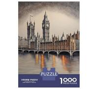 Rompecabezas para Adolescentes 1000 London My Pencil Rompecabezas para Adultos Juguete Decoración De Pared Alivia El Estrés Ayuda A Ejercitar El Cerebro 38x26cm/1000pcs