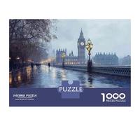 Rompecabezas para Adolescentes 1000 London Winter Scene Rompecabezas para Adultos Juguete Decoración De Pared Alivia El Estrés Ayuda A Ejercitar El Cerebro 70x50cm/1000pcs