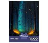 Rompecabezas para Adolescentes 1000 Magical Fairy Forest At Ni Rompecabezas para Adultos Juguetes De Bricolaje Análisis Y Lógica Ayudan A Ejercitar El Cerebro 70x50cm/1000pcs