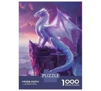 Rompecabezas para Adolescentes 1000 Majestic White Dragon Rompecabezas para Adultos Juguetes Antiestrés Regalos para Mujeres Oferta como Regalos para Toda La Familia 38x26cm/1000pcs