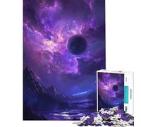 Rompecabezas para Adolescentes 1000 Maravillosa Galaxia Espacial para Juego Educativo Desafío Juguete Juegos Familiares Carrera de Velocidad Manual Regalos de Cumpleaños (Tamaño 38x26cm)