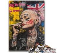 Rompecabezas para Adolescentes: 1000 Mujeres británicas, 1000 Piezas, Ideal para la interacción Entre Padres e Hijos y la reducción del estrés (38x26cm)