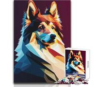 Rompecabezas para Adolescentes 1000 My Dog Shetland Sheepdog: una Actividad de Ocio Tranquila y Divertida, Juguete Artesanal de Bordes precisos de Primera Calidad, tamaño 38x52cm