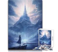 Rompecabezas para Adolescentes 1000 Mystic Frost Keep, desafío único, desafío difícil, Regalos de cumpleaños, tamaño 38x52cm