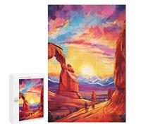 Rompecabezas para Adolescentes 1000 PCS Arches National Park Rompecabezas para Adolescentes Juguetes Antiestrés Mejora La Memoria 1000 PCS