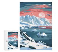 Rompecabezas para Adolescentes 1000 PCS Arctic Landscape Rompecabezas para Adultos Juego Práctico Decoración De Pared Cumpleaños Y Navidad 1000 PCS