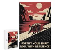 Rompecabezas para Adolescentes 1000 PCS Armadillo Resilience Rompecabezas para Adultos Juego Práctico Decoración De Pared Cumpleaños Y Navidad 1000 PCS