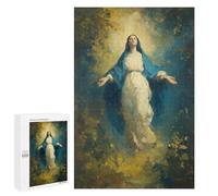 Rompecabezas para Adolescentes 1000 PCS Ascension of Mary Painting Rompecabezas para Adultos Juegos Relajantes Decoración Actividades Divertidas En Casa 1000 PCS
