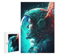Rompecabezas para Adolescentes 1000 PCS Astronaut Life In Space Rompecabezas para Adultos Juegos Relajantes Pero Divertidos Y Humorísticos 1000 PCS
