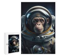 Rompecabezas para Adolescentes 1000 PCS Astronaut Space Monkey Rompecabezas para Adultos Juegos Divertidos Decoración Perfecta como Regalos para Toda La Familia 1000 PCS