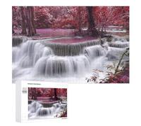 Rompecabezas para Adolescentes 1000 PCS Autumnal Waterfall Serenity Rompecabezas para Adultos Juegos Relajantes Corte De Precisión Juego Desafiante Regalos 1000 PCS