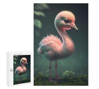 Rompecabezas para Adolescentes 1000 PCS Baby Animal Flamingo Rompecabezas para Adolescentes Juegos Relajantes Regalos para Mujeres Actividades Divertidas En Casa 1000 PCS