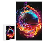 Rompecabezas para Adolescentes 1000 PCS Basketball Sport Neon Rompecabezas para Adultos Juegos Relajantes Pero Divertidos Y Humorísticos 1000 PCS