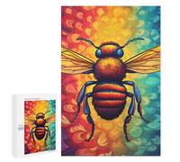 Rompecabezas para Adolescentes 1000 PCS Bee Colorful Rompecabezas para Adolescentes Juguetes Antiestrés Mejora La Memoria 1000 PCS