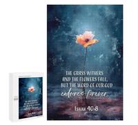 Rompecabezas para Adolescentes 1000 PCS Bible Verse from Isaiah Rompecabezas para Adultos Juegos Relajantes Pero Divertidos Y Humorísticos 1000 PCS