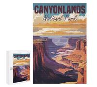 Rompecabezas para Adolescentes 1000 PCS Canyonlands National Park Rompecabezas para Adultos Juguetes Antiestrés Arte De Pared Interacción Entre Padres E Hijos 1000 PCS