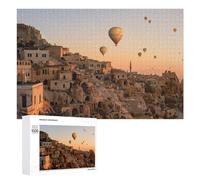 Rompecabezas para Adolescentes 1000 PCS Cappadocia Balloon Ride Rompecabezas para Adultos Juguetes De Bricolaje Desafío Difícil Cumpleaños 1000 PCS