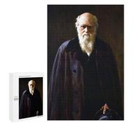 Rompecabezas para Adolescentes 1000 PCS Charles Darwin Painting Rompecabezas para Adultos Juego Familiar Decoración Desafiante De Completar 1000 PCS