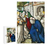 Rompecabezas para Adolescentes 1000 PCS Christ and The Woman Rompecabezas para Adultos Juegos Relajantes Desafío Difícil Desafío Educativo 1000 PCS