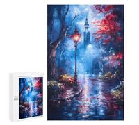 Rompecabezas para Adolescentes 1000 PCS Cityscape Night Painting Rompecabezas para Adolescentes Juguetes Antiestrés Mejora La Memoria 1000 PCS
