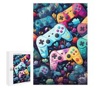 Rompecabezas para Adolescentes 1000 PCS Colorful Gaming Joyrides Rompecabezas para Adultos Juego Familiar Regalo De Cumpleaños Interacción Entre Padres E Hijos 1000 PCS
