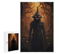 Rompecabezas para Adolescentes 1000 PCS Cursed Pumpkin King Rompecabezas para Adultos Juguetes Antiestrés para La Diversión Familiar Interacción Entre Padres E Hijos 1000 PCS