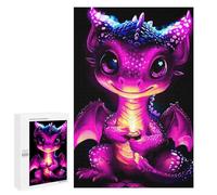 Rompecabezas para Adolescentes 1000 PCS Cute Baby Dragon Rompecabezas para Adultos Juegos Relajantes Decoración Perfecta Regalos De Cumpleaños Y Únicos 1000 PCS