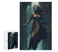 Rompecabezas para Adolescentes 1000 PCS Dark Queen of The Underworld Rompecabezas para Adultos Juguetes De Bricolaje Desafío Difícil Cumpleaños 1000 PCS