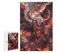 Rompecabezas para Adolescentes 1000 PCS Demonic Owl from Hell Rompecabezas para Adultos Juegos Relajantes Decoración Perfecta Regalos De Cumpleaños Y Únicos 1000 PCS