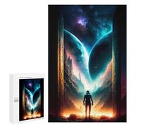 Rompecabezas para Adolescentes 1000 PCS Doors to Another World Rompecabezas para Adultos Juguetes Antiestrés para La Diversión Familiar Interacción Entre Padres E Hijos 1000 PCS