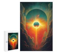 Rompecabezas para Adolescentes 1000 PCS Eclipse Stairway to Heaven Rompecabezas para Adultos Juego Familiar Decoración Desafiante De Completar 1000 PCS