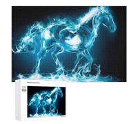 Rompecabezas para Adolescentes 1000 PCS Electric Horse Rompecabezas De Juguete Decoración De Pared Decoración del Hogar Cumpleaños Y Navidad 1000 PCS
