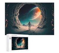 Rompecabezas para Adolescentes 1000 PCS Exploring Alien Planets A Spacewalk Adventure Rompecabezas para Adultos Juegos Divertidos Análisis Y Lógica Interacción Entre Padres E Hijos 1000 PCS