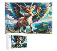Rompecabezas para Adolescentes 1000 PCS Fantasy Mythical Creature Wings Rompecabezas para Adultos Juguetes De Bricolaje Desafío Difícil Cumpleaños 1000 PCS