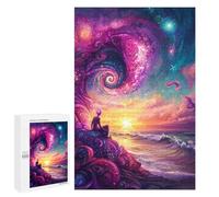 Rompecabezas para Adolescentes 1000 PCS Fantasy Sunset Serenity Rompecabezas Juegos Relajantes Decoración Perfecta Cumpleaños Y Navidad 1000 PCS