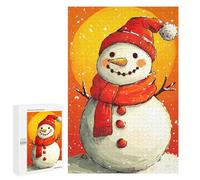 Rompecabezas para Adolescentes 1000 PCS Festive Snowman Rompecabezas para Adultos Juego Práctico Carrera De Velocidad Manual Desafío Educativo 1000 PCS